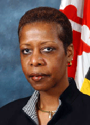 [photo, Sharon R. Pinder, Special Secretary of Minority Affairs]