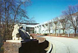 [photo, Wayne A. Cawley, Jr. Building entrance, 50 Harry S Truman Parkway, Annapolis, Maryland]