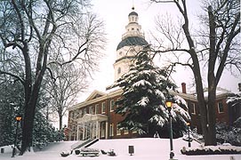 [photo, State House (from East St.), Annapolis, Maryland]