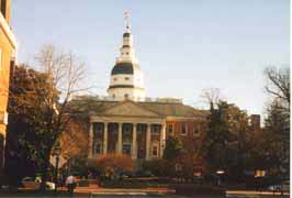 [photo, State House (from College Ave.), Annapolis, Maryland]